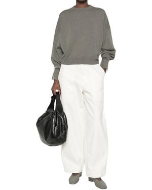 Brunello Cucinelli Crew Neck Sweater - Gray