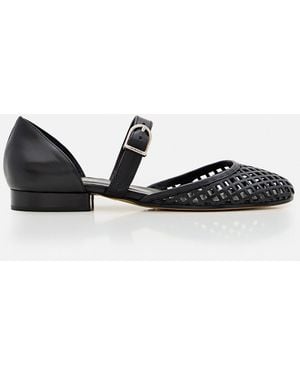 DURAZZI MILANO Leather Sandals - Black