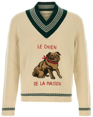 Valentino Garavani Wool Sweater - Green