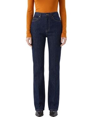 Saint Laurent High Rise Jeans - Blue