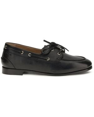 Bally Leather Loafers - Black