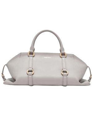 McQueen Farringdon Large Satchel - Grey