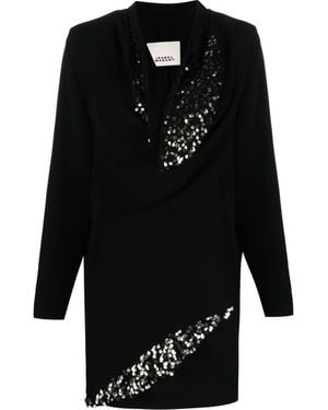 Isabel Marant Lazeli Mini Dress - Black