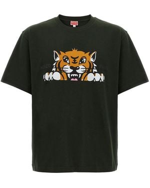 KENZO Happy Tiger T-Shirt - Black