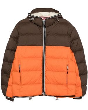 Napapijri Colour Block Hood Jacket - Orange