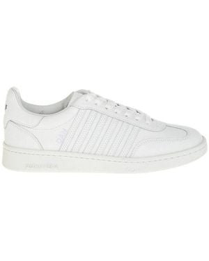 DSquared² Perforated Boxer Trainers - White