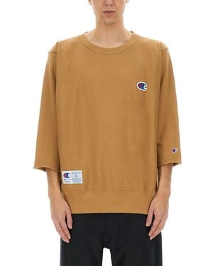 Undercover Round Neck Sweatshirt - Natural