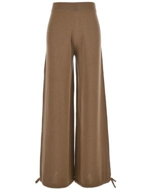 Max Mara Relaxed Drawstring Pants - Natural
