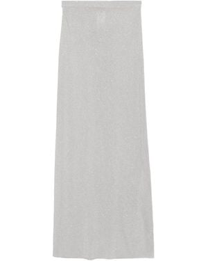 Tom Ford Embellished Maxi Skirt - White