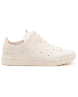 Y-3 Leather Sneakers - White