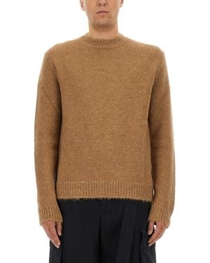 Jil Sander Knitted Sweaters - Natural
