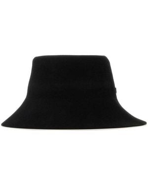 Helen Kaminski Wool Petra Bucket Hat - Black