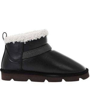 Brunello Cucinelli Slip-On Boots - Black