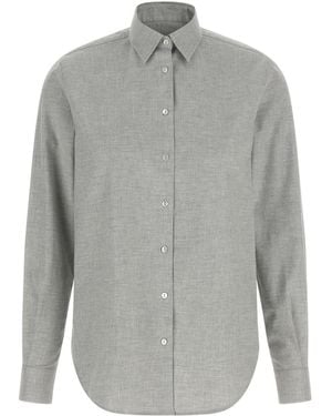 Xacus Regular Textured Shirt - Gray