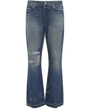 GALLERY DEPT. Cotton Dagger Bootcut Jeans - Blue