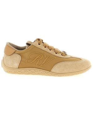 Roger Vivier Logo Trainers - Brown