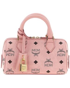 MCM Ella Boston Mini Duffle Bag - Pink