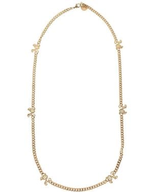 Palm Angels Monogram Chain Necklace - White