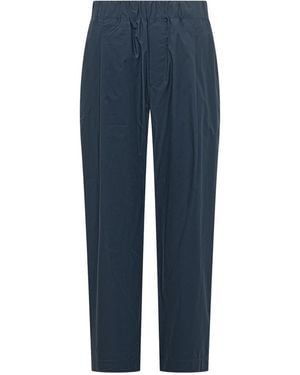 A PAPER KID Regular Elasticated Pants - Blue