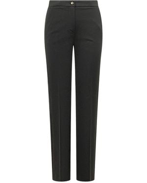 Pinko Straight Flat Front Pants - Black
