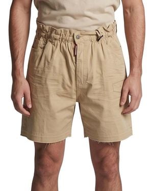 DSquared² Distressed Shorts - Natural