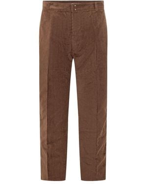 Ami Paris Corduroy Pants - Brown