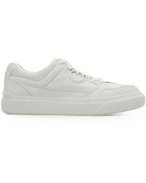 Ferragamo Leather Sneakers - White