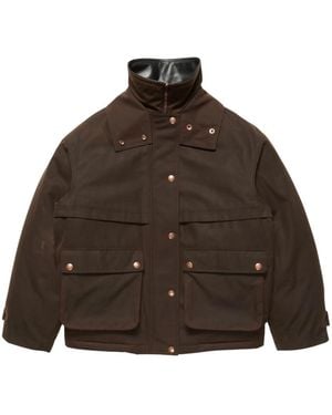 Acne Studios Turtle Neck Jacket - Brown