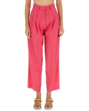 Alysi Regular Pleated Pants - Pink