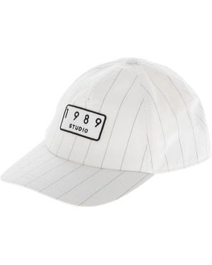 1989 STUDIO Stripes Baseball Cap - White