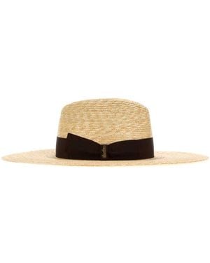 Borsalino Sophie Logo Hat - Natural