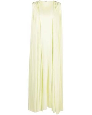 Jil Sander Draped Midi Dress - Yellow