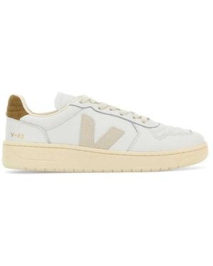 Veja Leather Trainers - White