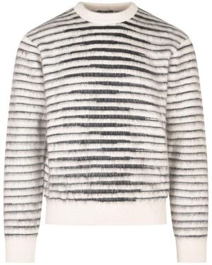 Tom Ford Stripes Regular Jumper - White