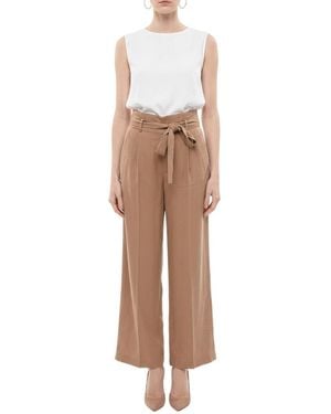 Nine:inthe:morning Relaxed Pleated Trousers - Natural