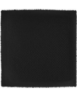 Gucci Gg Logo Scarf - Black