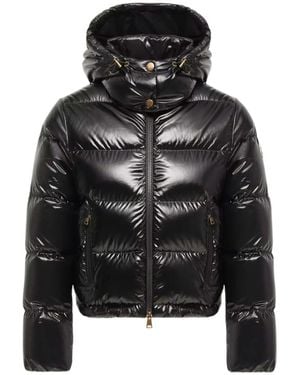Moncler Quilted Hood Jacket - Black