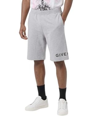 Givenchy Logo Relaxed Shorts - Gray
