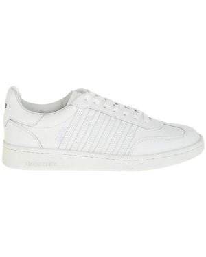 DSquared² Perforated Boxer Sneakers - White