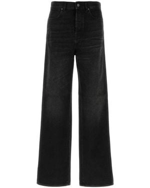 Gucci Loose High Rise Jeans - Black