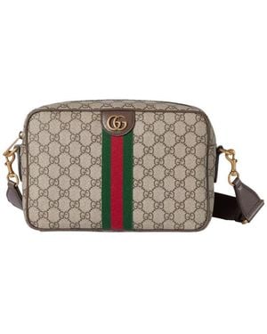 Gucci Ophidia Medium Crossbody Bag - Grey