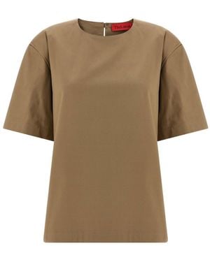 THE LATEST Cotton T-Shirt - Natural