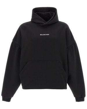 Balenciaga Back Hoodie - Black