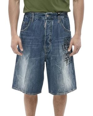 DSquared² Loose Shorts - Blue