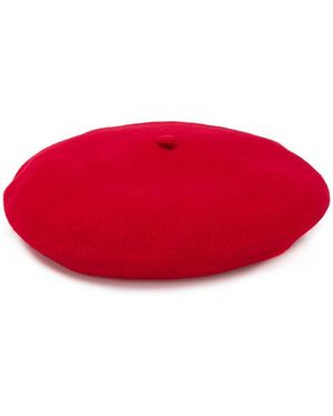 Celine Robert Knitted Beret Hat - Red