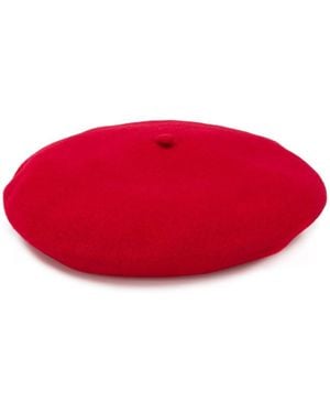 Celine Robert Knitted Beret Hat - Red