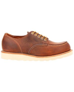 Red Wing Leather Lace-Up Shoes - Brown
