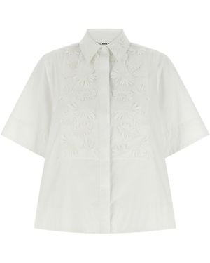 P.A.R.O.S.H. Embroidered Shirt - White