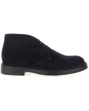 Doucal's Chukka Ankle Boots - Blue
