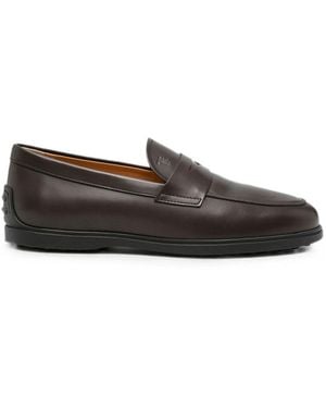 Tod's Logo Collection Loafers - Gray